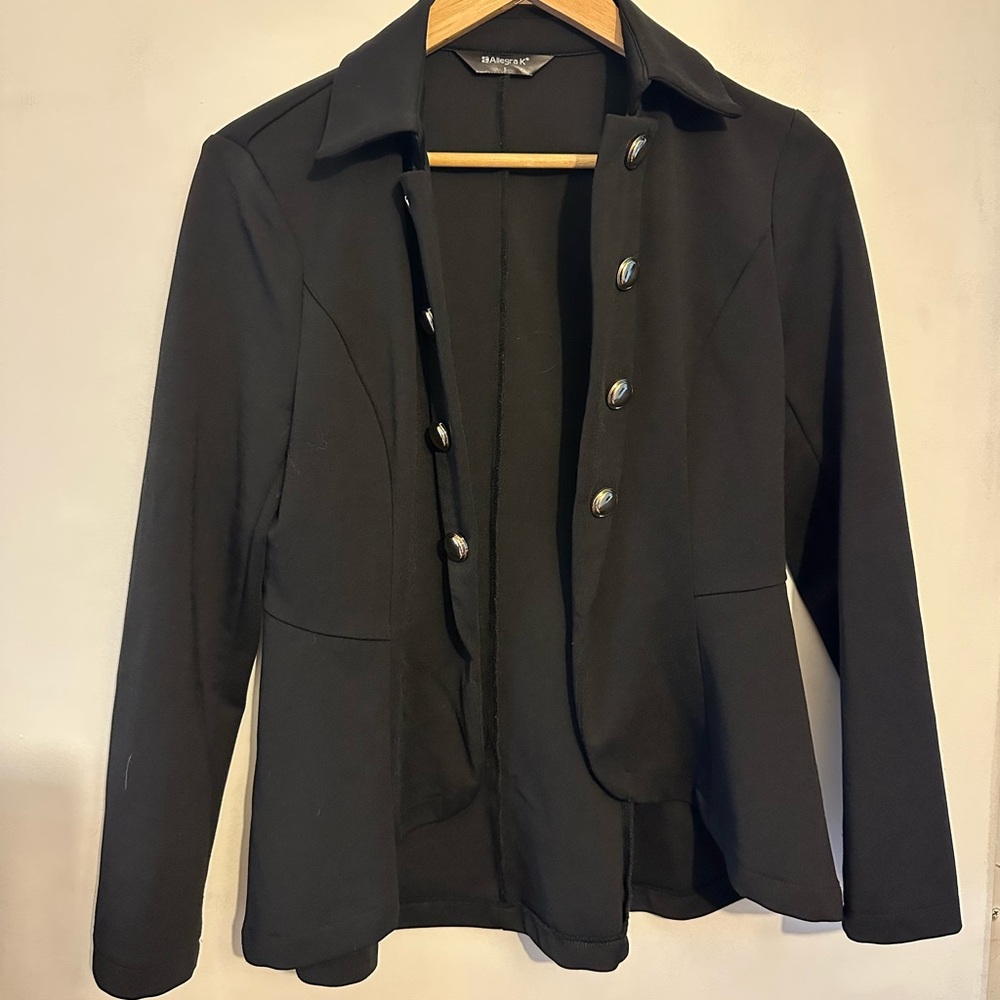 Black Women's Riding Jacket Stretch